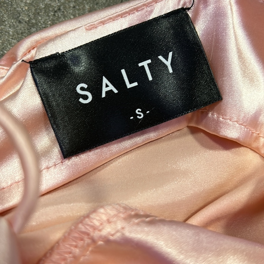 SALTY Ruched Mini Dress - Picture 7 of 10